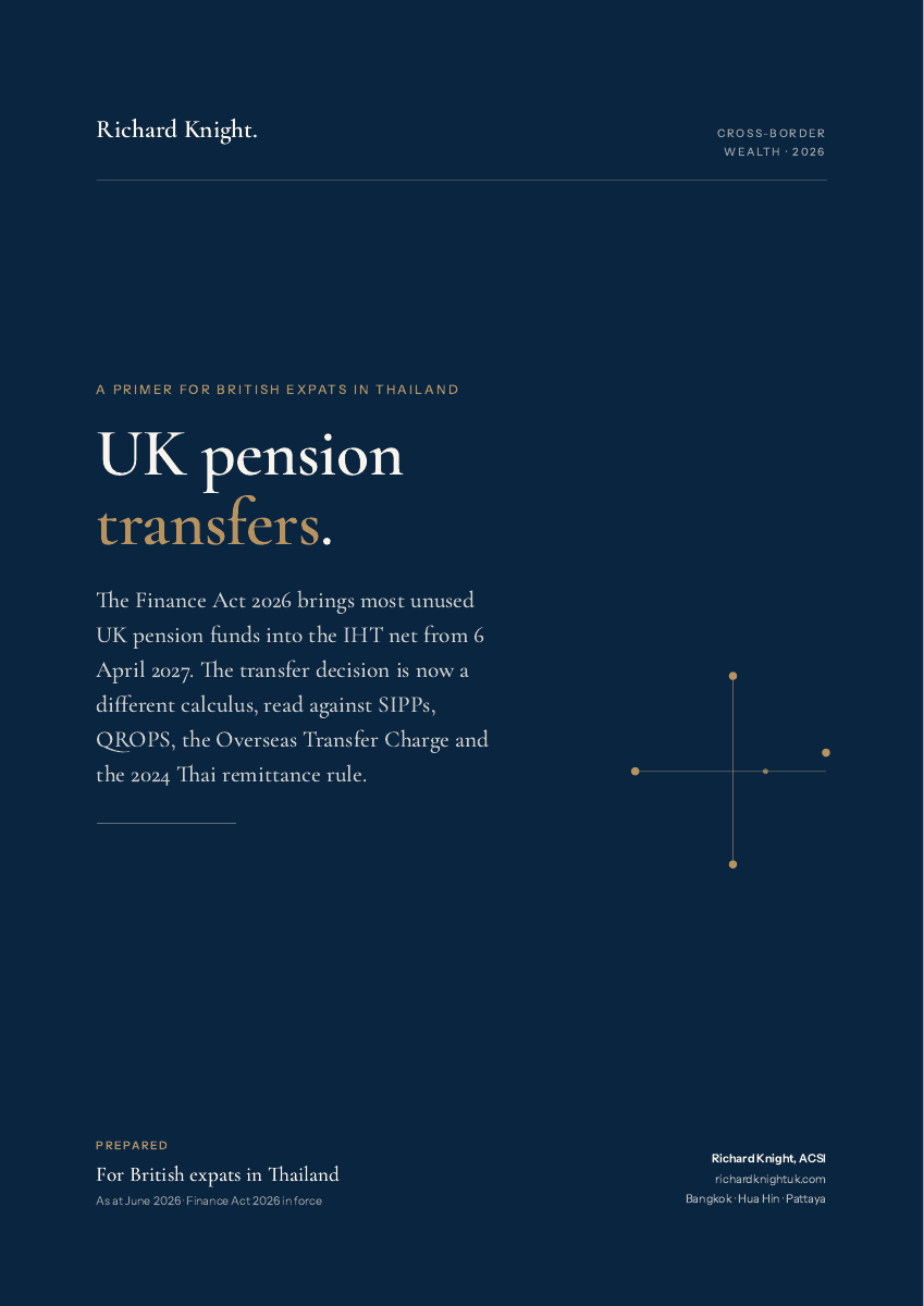 UK pension transfers after the Finance Act 2026, report cover