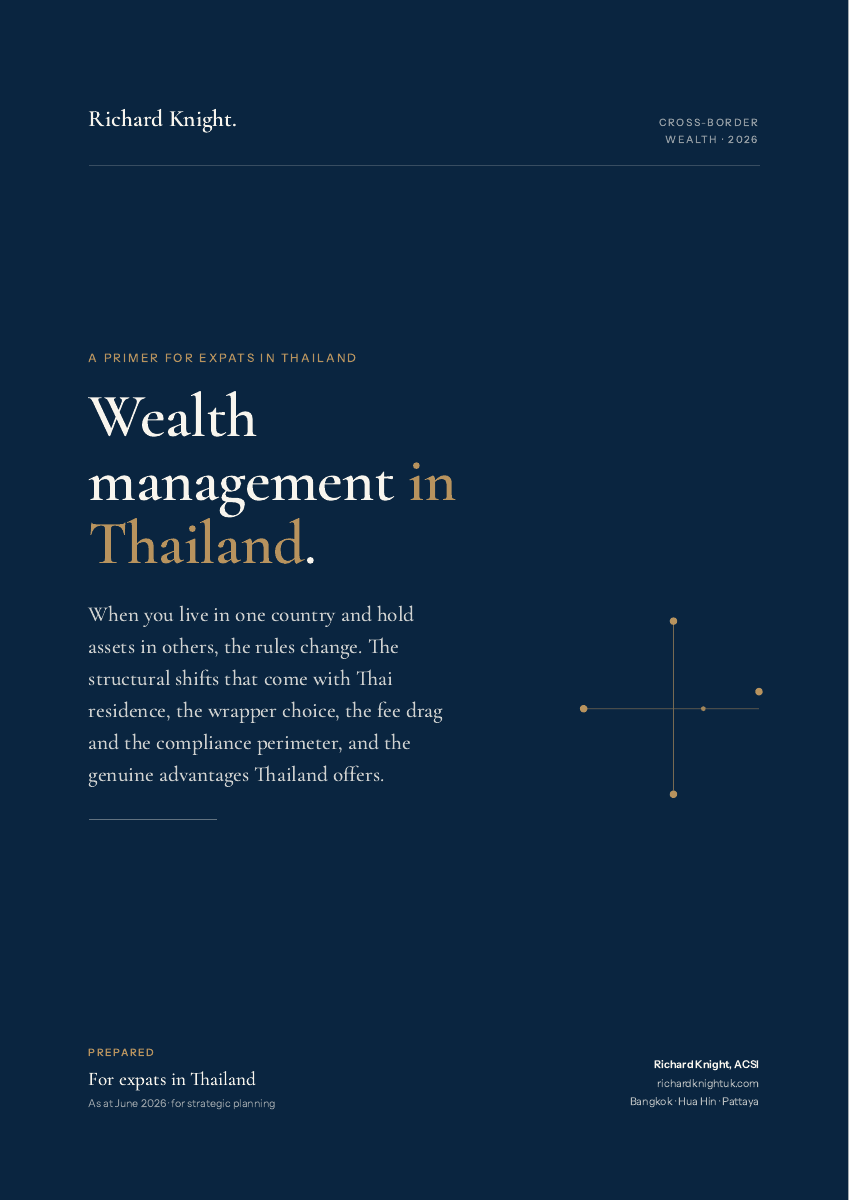 Wealth management in Thailand, report cover